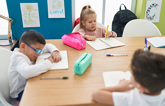 Spacious classroom with generous space per child at Fig Tree